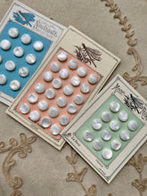 Load image into Gallery viewer, Mother of Pearl Antique Buttons on French Card