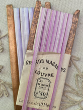 Load image into Gallery viewer, Antique French Silk Ombre Embroidery Ribbons