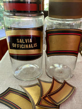 Load image into Gallery viewer, Antique French Gold Metallic Apothecary Labels Full Sheet