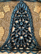 Load image into Gallery viewer, Heavy Gold Metal Embroidered and Satin Stitched Yardage