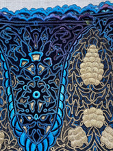 Load image into Gallery viewer, Heavy Gold Metal Embroidered and Satin Stitched Yardage