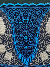 Load image into Gallery viewer, Heavy Gold Metal Embroidered and Satin Stitched Yardage