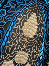 Load image into Gallery viewer, Heavy Gold Metal Embroidered and Satin Stitched Yardage