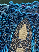 Load image into Gallery viewer, Heavy Gold Metal Embroidered and Satin Stitched Yardage