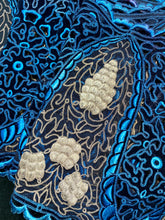 Load image into Gallery viewer, Heavy Gold Metal Embroidered and Satin Stitched Yardage