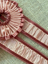 Load image into Gallery viewer, Ruched French Vintage Ribbon Trim with Drawstrings