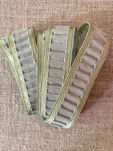 Load image into Gallery viewer, Ruched French Vintage Ribbon Trim with Drawstrings