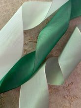 Load image into Gallery viewer, French Wired Ribbons in Three Greens