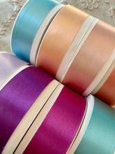Load image into Gallery viewer, Vintage Ribbon by the Roll - Double Faced Satin Ribbon 1 Inch Width