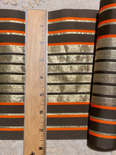 Load image into Gallery viewer, French Gold Stripe Millinery Antique Ribbon