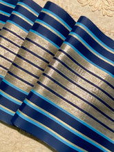Load image into Gallery viewer, French Gold Stripe Millinery Antique Ribbon