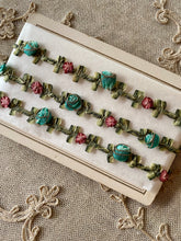 Load image into Gallery viewer, French Ombre Antique Ribbon Rosette Trim