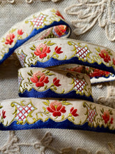 Load image into Gallery viewer, Two Different Choices of Antique French Ribbons by the half yard