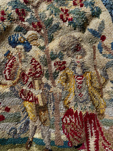 Load image into Gallery viewer, Antique French Petit Point Handbag with Silver Fittings