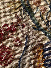 Load image into Gallery viewer, Antique French Petit Point Handbag with Silver Fittings