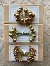 Load image into Gallery viewer, Three Different Vintage Gold Buds