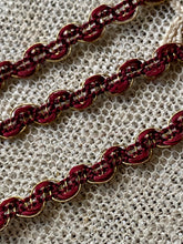 Load image into Gallery viewer, Antique French Gold Metal & Floss Trim