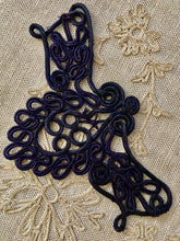 Load image into Gallery viewer, Hand Sewn French Silky Cord Appliques
