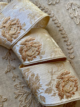 Load image into Gallery viewer, French Brocade Vintage Ribbon with Embossed Roses