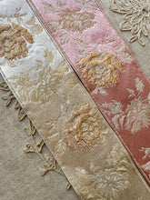Load image into Gallery viewer, French Brocade Vintage Ribbon with Embossed Roses