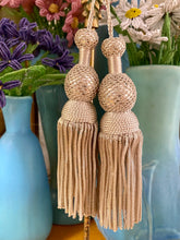 Load image into Gallery viewer, Two Different Choices Silver Metal Bullion Tassels