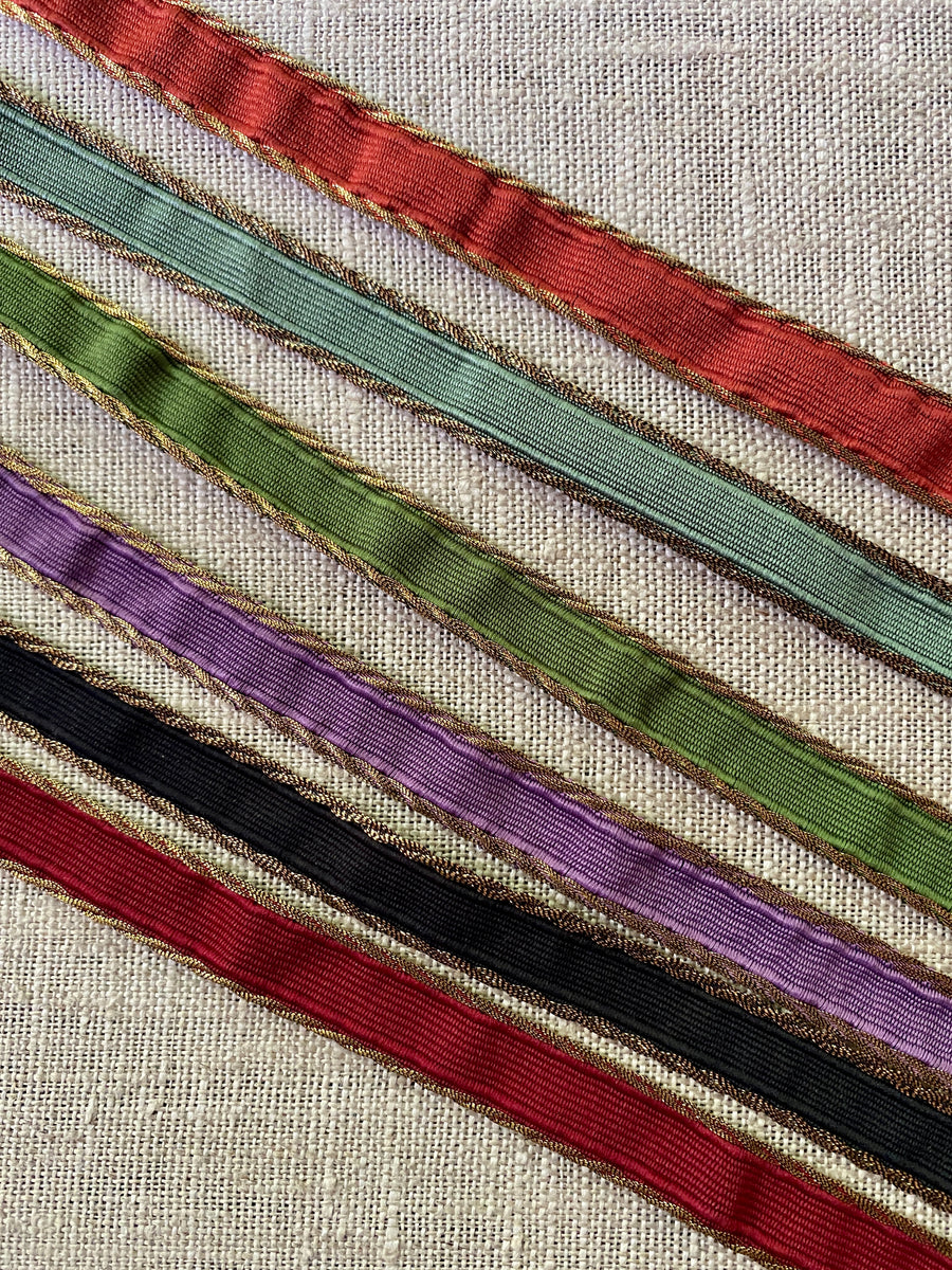 French Corded Ribbon Gold Cord Selvedges – Vintage Passementerie