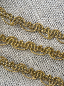 Antique French Gold Metal Cord Trim