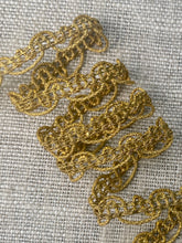 Load image into Gallery viewer, Antique French Gold Metal Cord Trim
