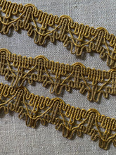 Load image into Gallery viewer, Heavy Antique Gold Metal Cord Trim