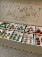 Load image into Gallery viewer, Antique Silk Passementerie Buttons with Needle Lace Cord Detail