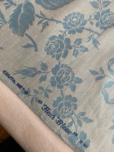 Load image into Gallery viewer, Antique French Metis Damask Ticking
