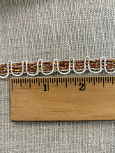 Load image into Gallery viewer, Antique French Gold Silver Copper Metal Trim