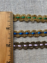 Load image into Gallery viewer, Gold Metal & Floss French Trim -