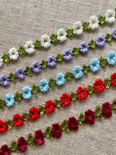 Load image into Gallery viewer, Ribbon Rococo Trim Five Different Colors