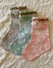 Load image into Gallery viewer, French Damask Christmas Stockings