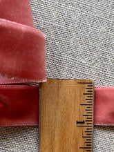 Load image into Gallery viewer, French Ashes of Roses Velvet Antique Ribbon
