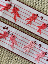 Load image into Gallery viewer, Vintage French Ribbon Singing Birds