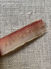 Load image into Gallery viewer, Antique French Ombre and Gold Metal Ribbon