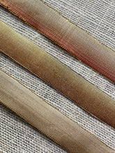 Load image into Gallery viewer, Antique French Ombre and Gold Metal Ribbon