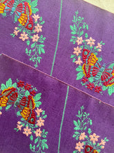 Load image into Gallery viewer, Vintage Embroidered Butterfly Slipper Vamps