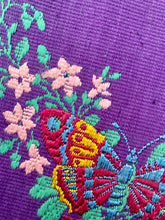 Load image into Gallery viewer, Vintage Embroidered Butterfly Slipper Vamps