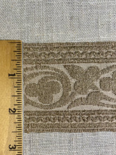 Load image into Gallery viewer, Antique Linen and Gold Metal Trim