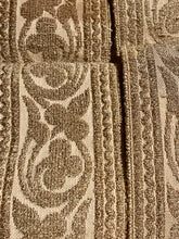 Load image into Gallery viewer, Antique Linen and Gold Metal Trim
