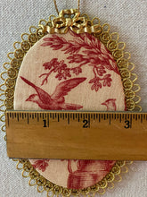 Load image into Gallery viewer, Antique French toile de Jouy Ornament