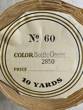 Load image into Gallery viewer, Three Different Vintage Rolls Christmas Greens Taffeta Ribbons  by the roll