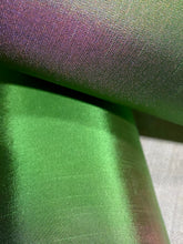 Load image into Gallery viewer, Three Different Vintage Rolls Christmas Greens Taffeta Ribbons  by the roll
