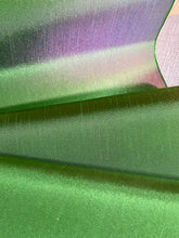 Load image into Gallery viewer, Three Different Vintage Rolls Christmas Greens Taffeta Ribbons  by the roll