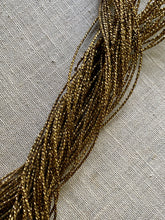Load image into Gallery viewer, Antique Gold and Silver Metal Check Pearl Embroidery Cords