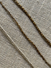 Load image into Gallery viewer, Antique Gold and Silver Metal Check Pearl Embroidery Cords