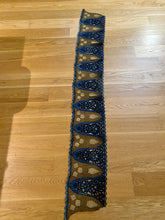 Load image into Gallery viewer, Heavy Gold Metal Embroidered and Satin Stitched Yardage